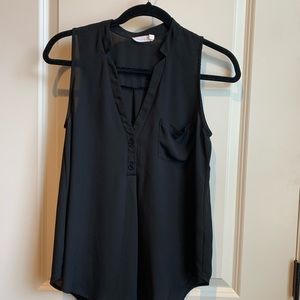 Lush Black Blouse